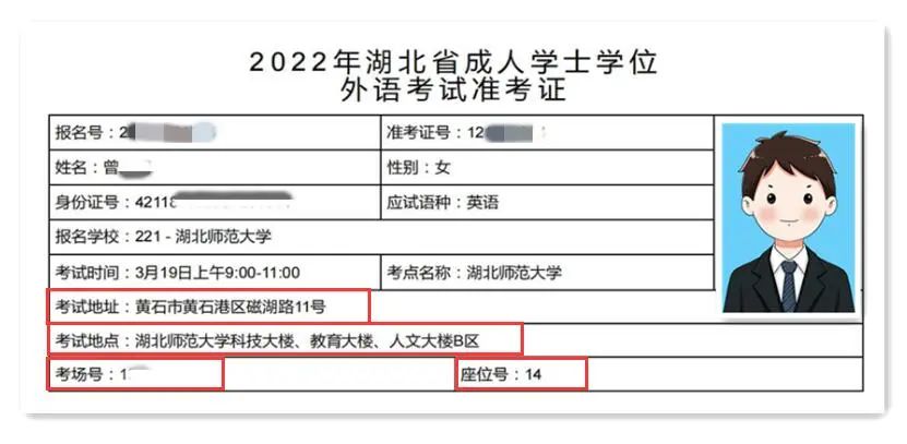 我校(xiào)2022年湖北省學位外語考試注意事項